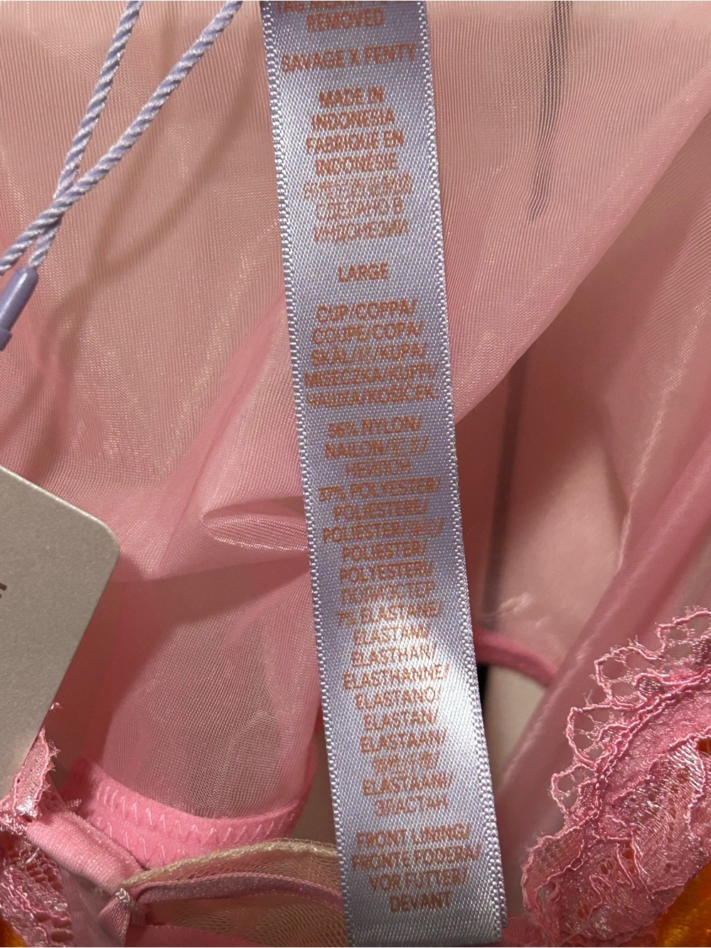 NWT Savage x Fenty Laced Up Strappy Cami , Large - Picture 10 of 10